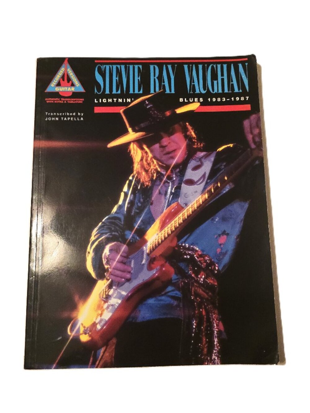 Stevie Ray Vaughan Lightnin' Blues 1983-1987 Guitar Transcriptions Book Stain